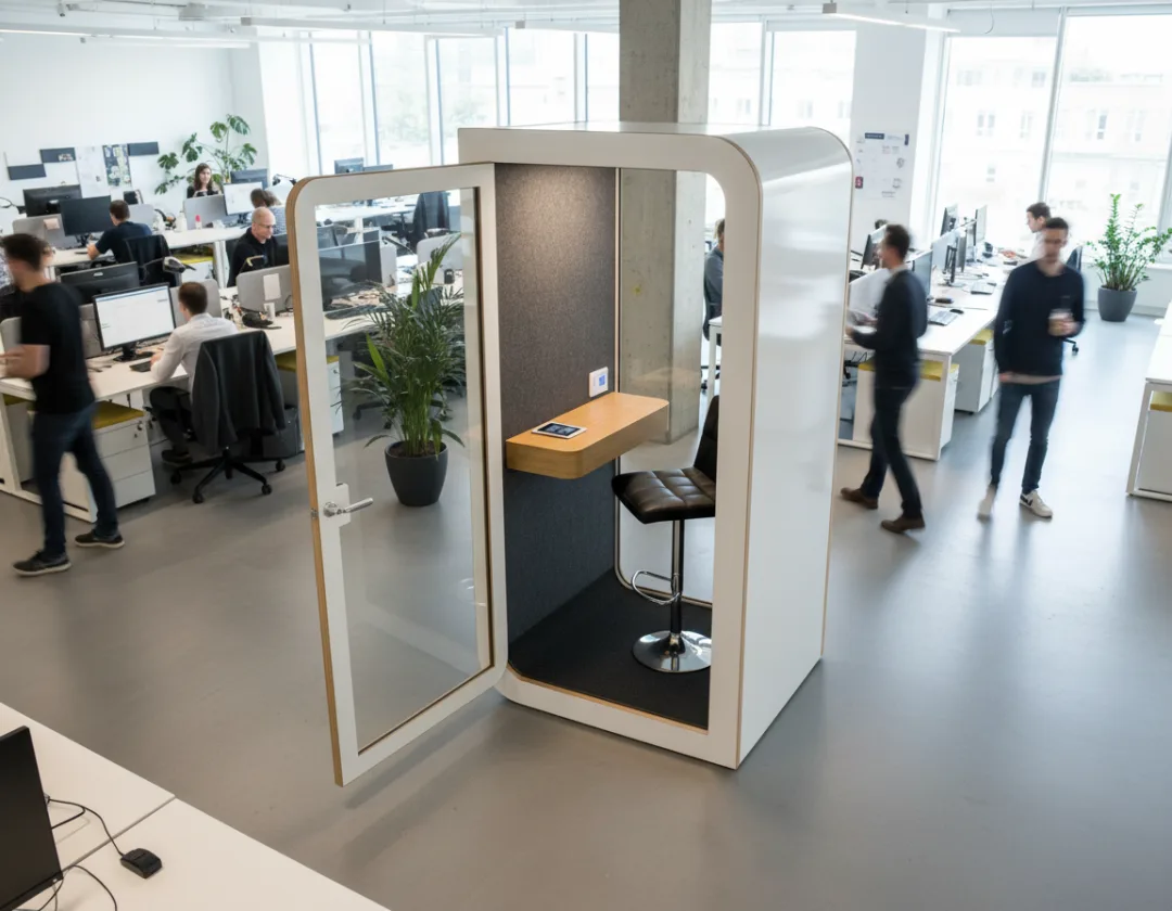 SilentBox Solo im Großraumbüro